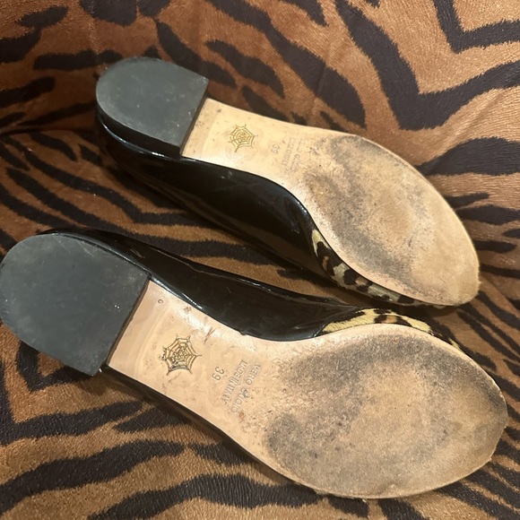 Charlotte Olympia bisoux patent leather and pony skin flats - Picture 12 of 16